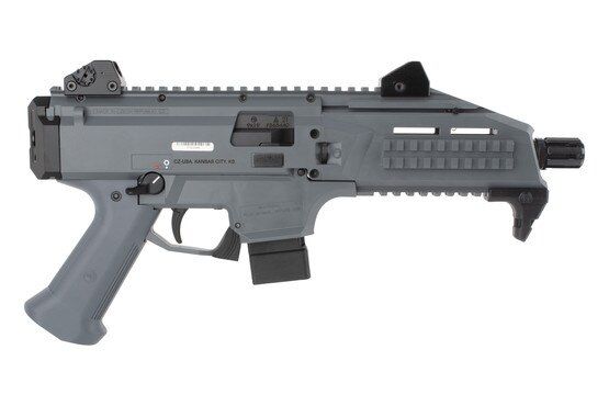 CZ-USA Scorpion EVO 3 S1 9mm Pistol in Battleship Grey with 7.75 inch barrel
